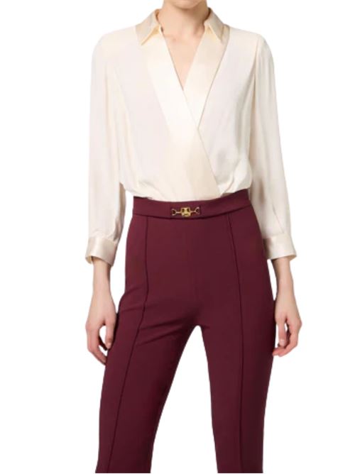Tuta con camicia e pantalone flare Elisabetta Franchi | TU00546E2CM8